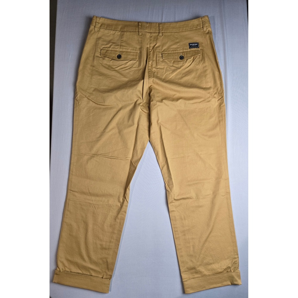 Wildfang The Essential Trouser Camel Tan Chino Pants WP4500-605 Women 4 NEW - Picture 2 of 5